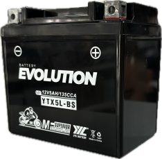 Bateri per motorr  5Ah 12v YTX5L-BS JYC Evolution Moto AGM